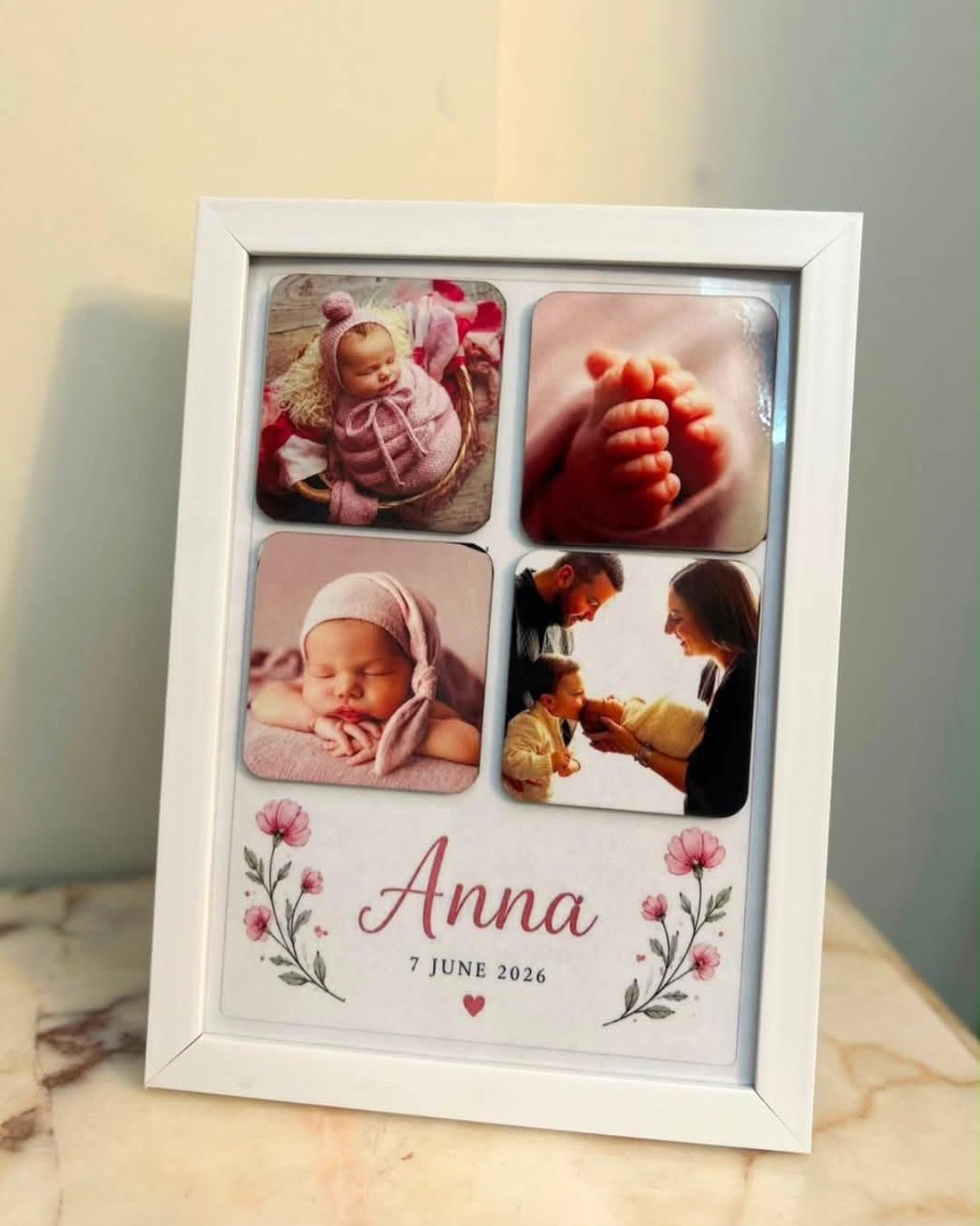 Customized Baby Girl newborn frame from kobkom by DM