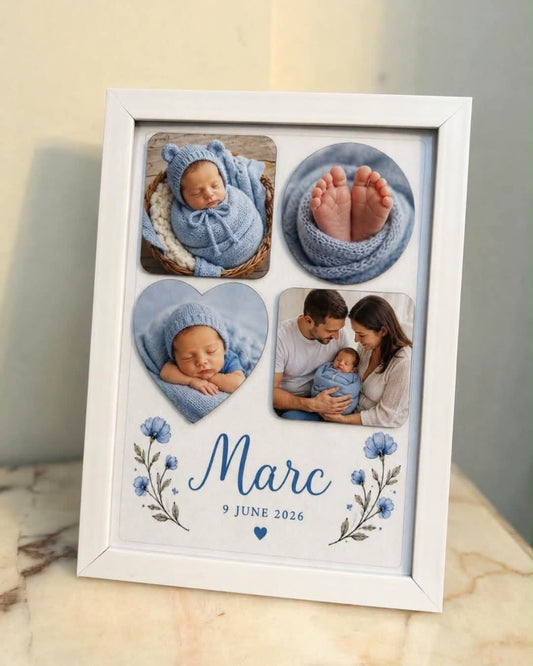 Customized Baby Boy newborn frame from kobkom by DM