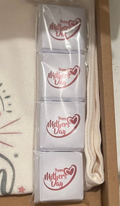 Chocolate four pieces customized