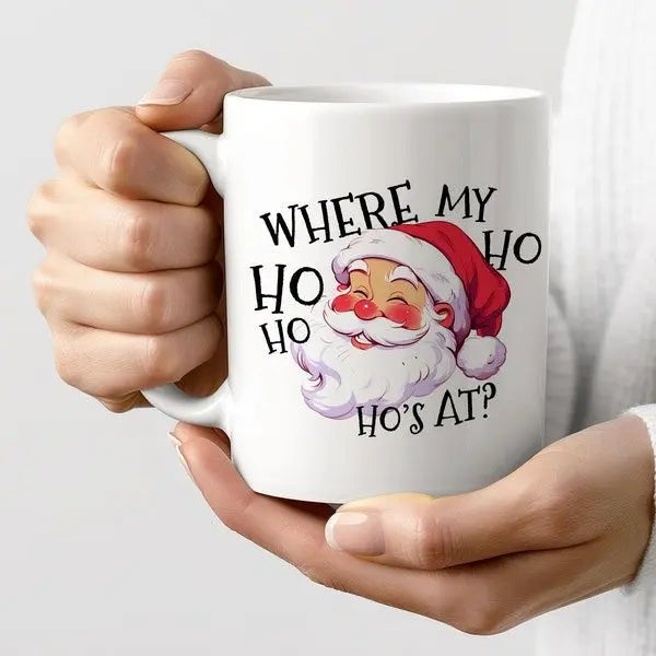 Christmas mug with festive holiday design