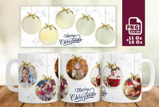 Christmas mug with festive holiday design