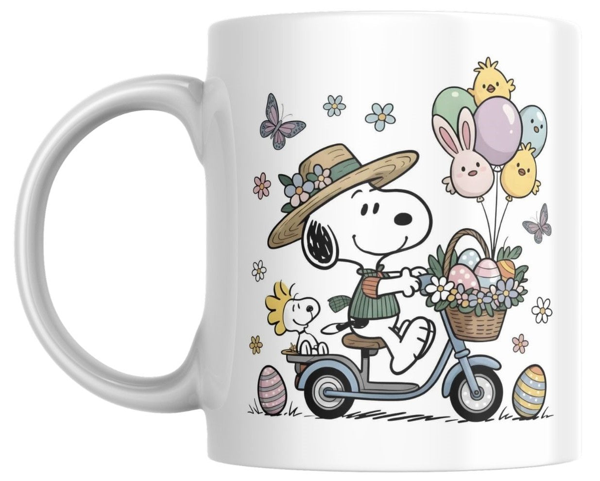 Easter Dog Scooter Adventure Mug Kobkom by DM