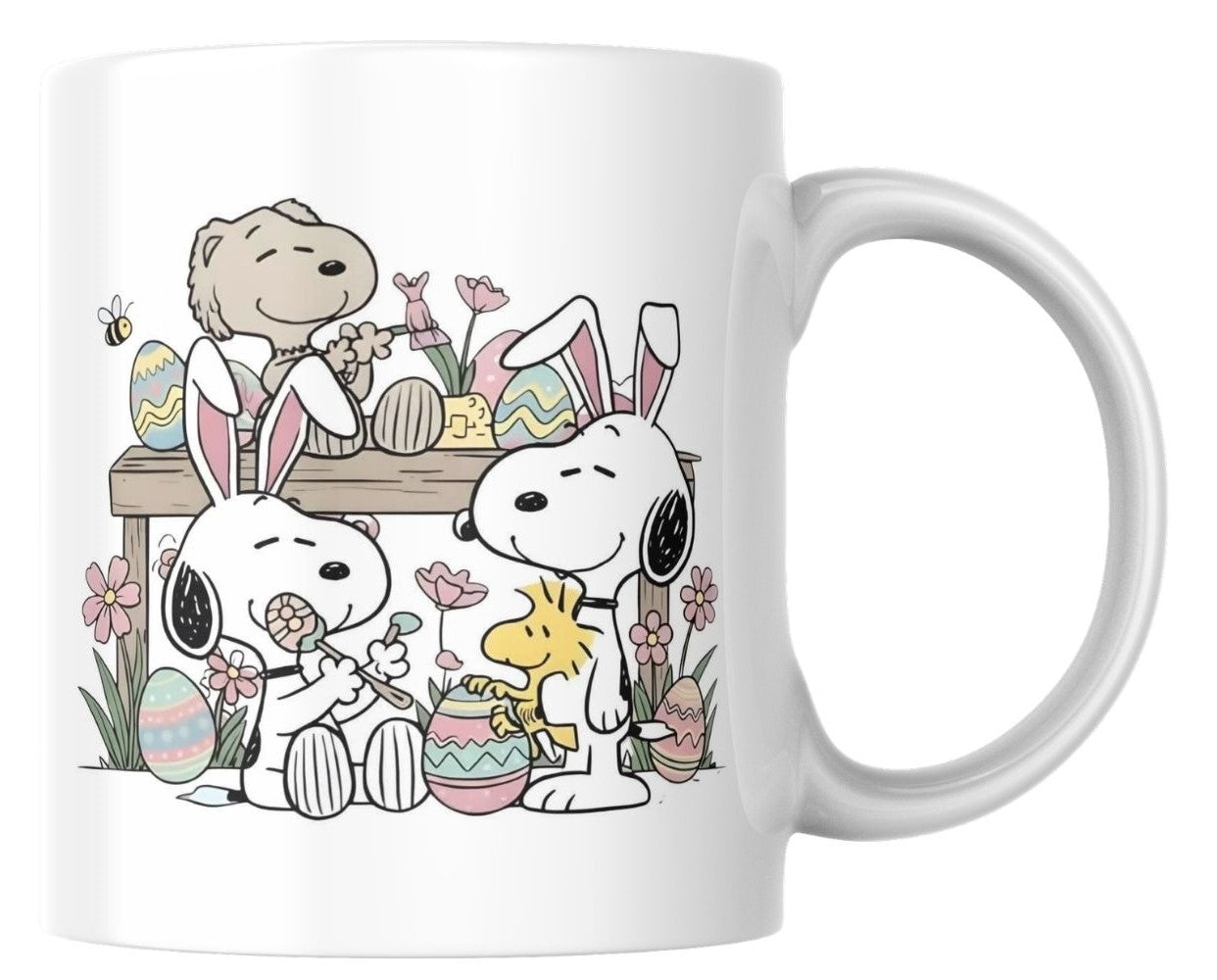 Easter Egg Decorating Friends Mug Kobkom by DM