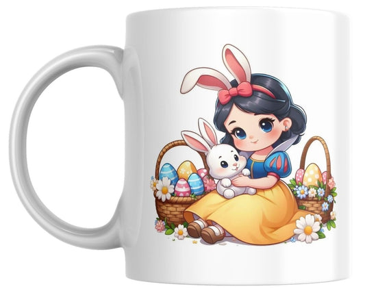 Easter Snow White Bunny Mug Kobkom y DM