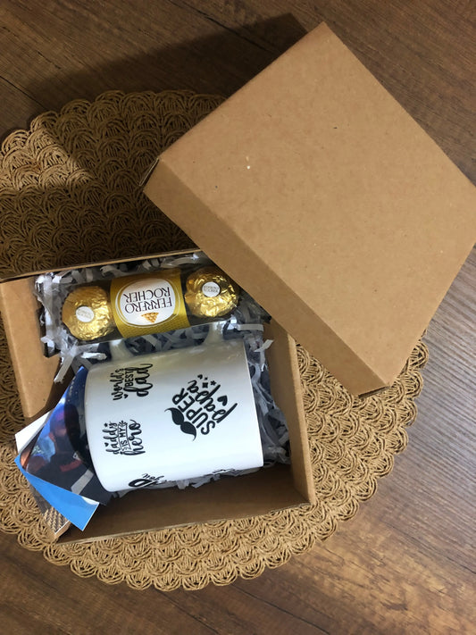 Father’s Day glass mug with Proud Father and #Dadlife designs