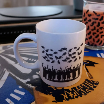 Graduation mug with personalized name and year design