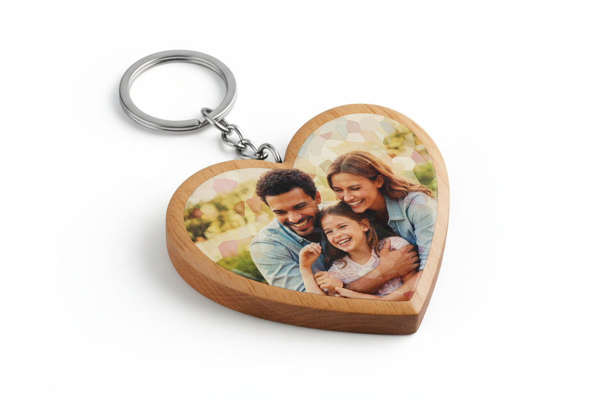 Heart Keychain sublimation by Kobkom by D&M