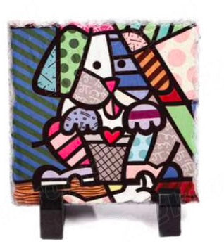 Colorful abstract art piece on rock customized kobkombydm