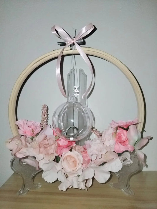 Wooden decorative ring holder for organizing jewelry