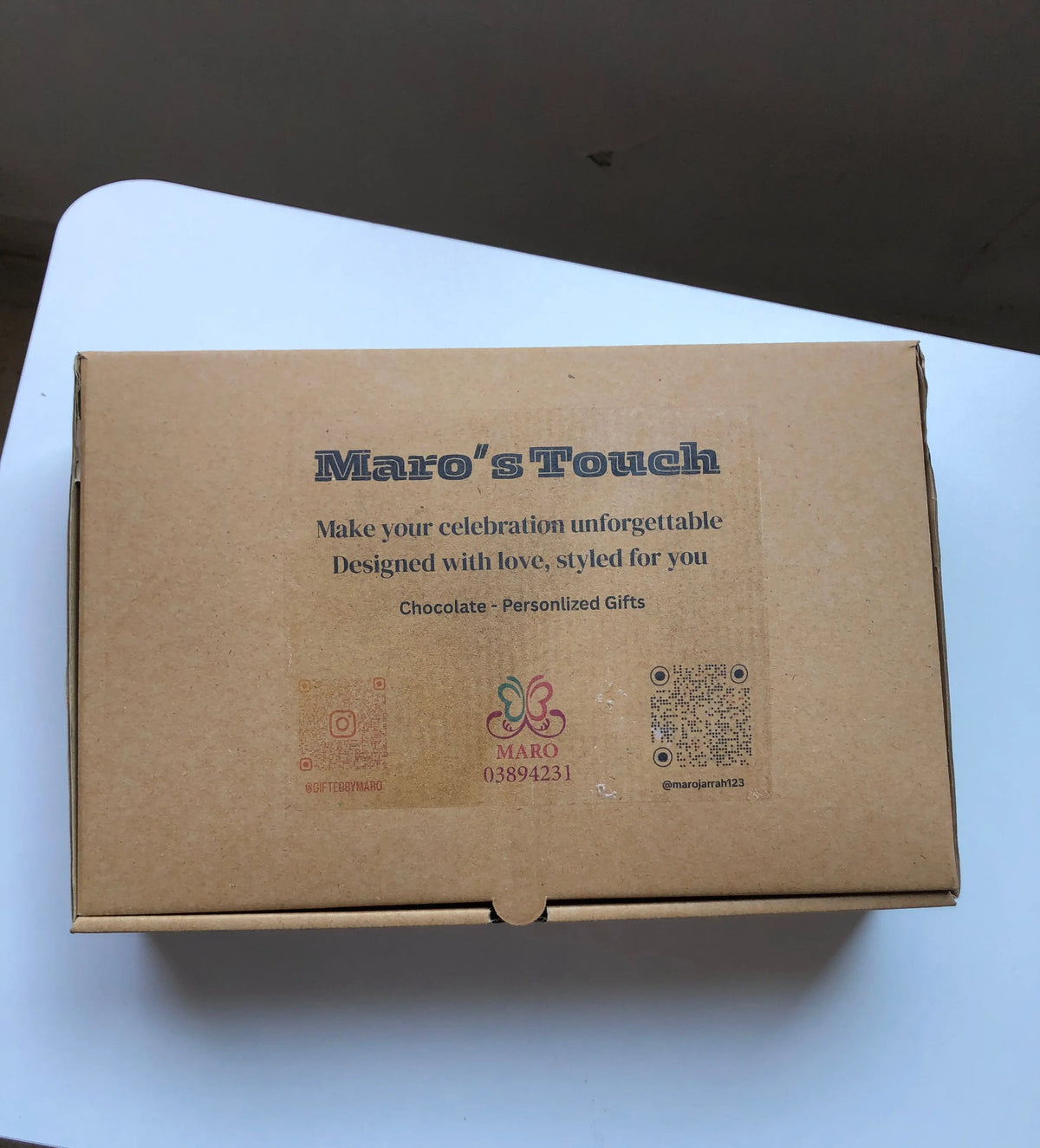 Bride To Be Box with props, bracelets, and decorative items