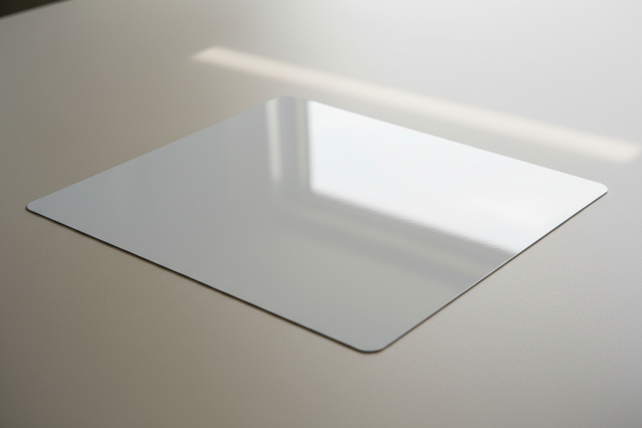 Glossy white aluminum sublimation sheet blank for heat transfer printing