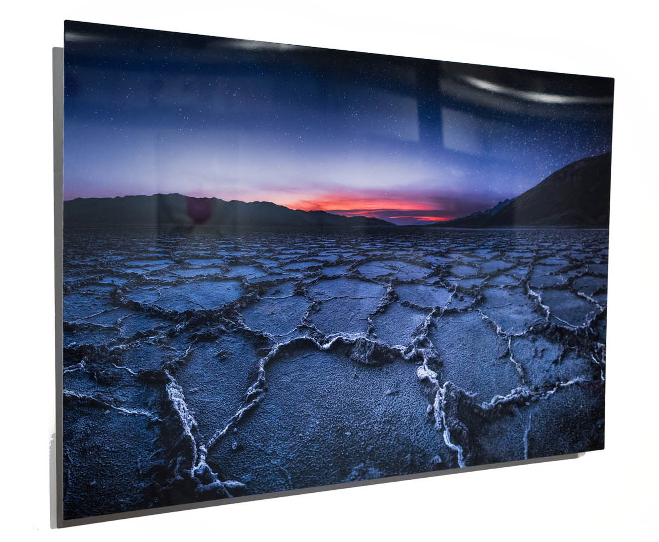 Custom photo sublimation print on glossy metal sheet for personalized gifts